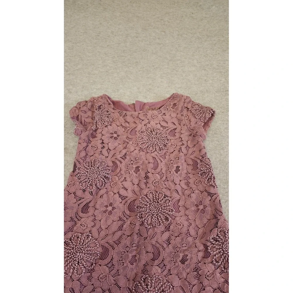 Genuine Kids from OshKosh Dress Girls‎ 2T Mauve Lace Floral Cap Sleeve Party